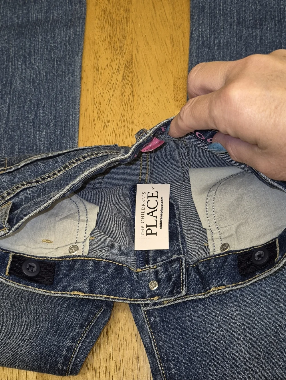 The Children's Place Medium Stonewashed Bootcut Blue Jeans Sz 8 Girls Denim